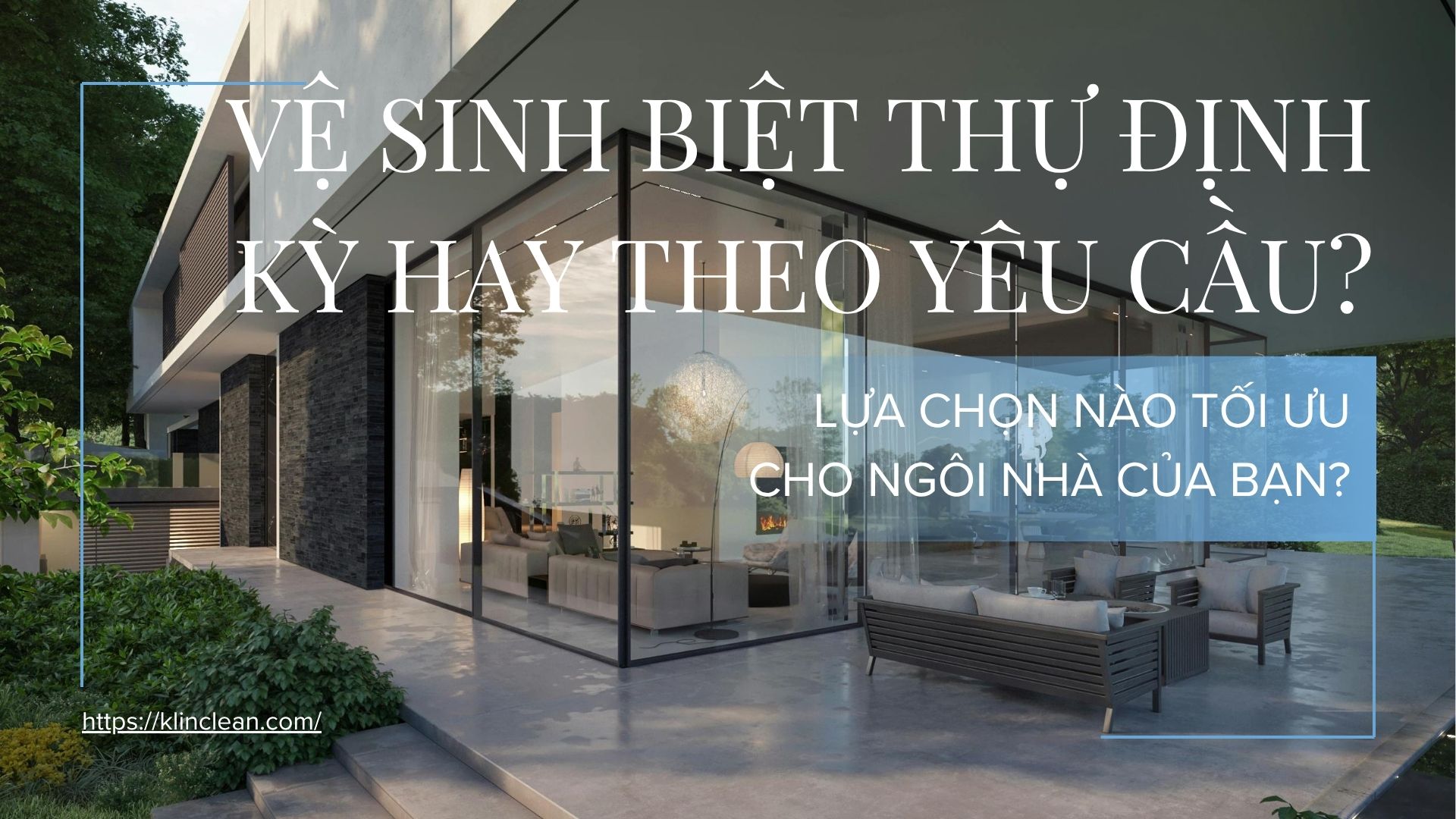 Vệ sinh biệt thự