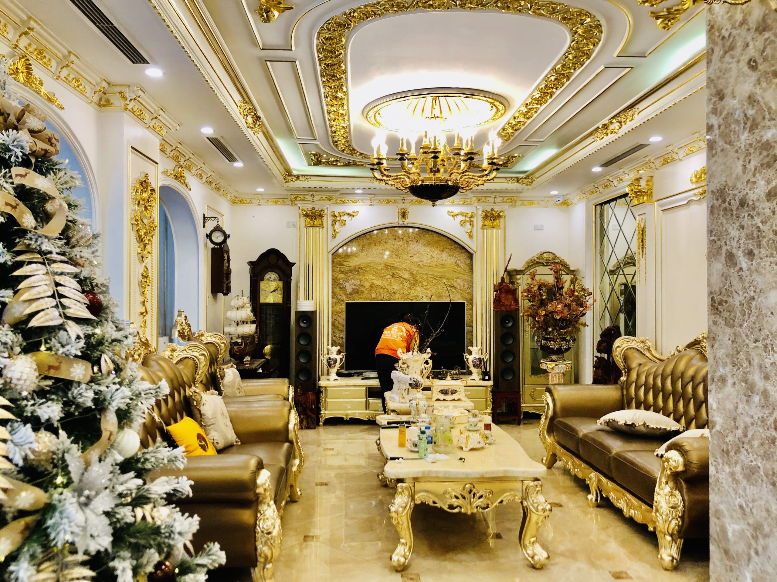 vệ sinh biệt thự