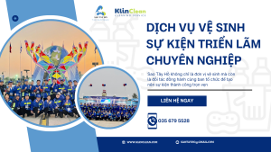 vệ sinh triển lãm