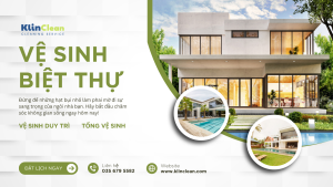 vệ sinh biệt thự