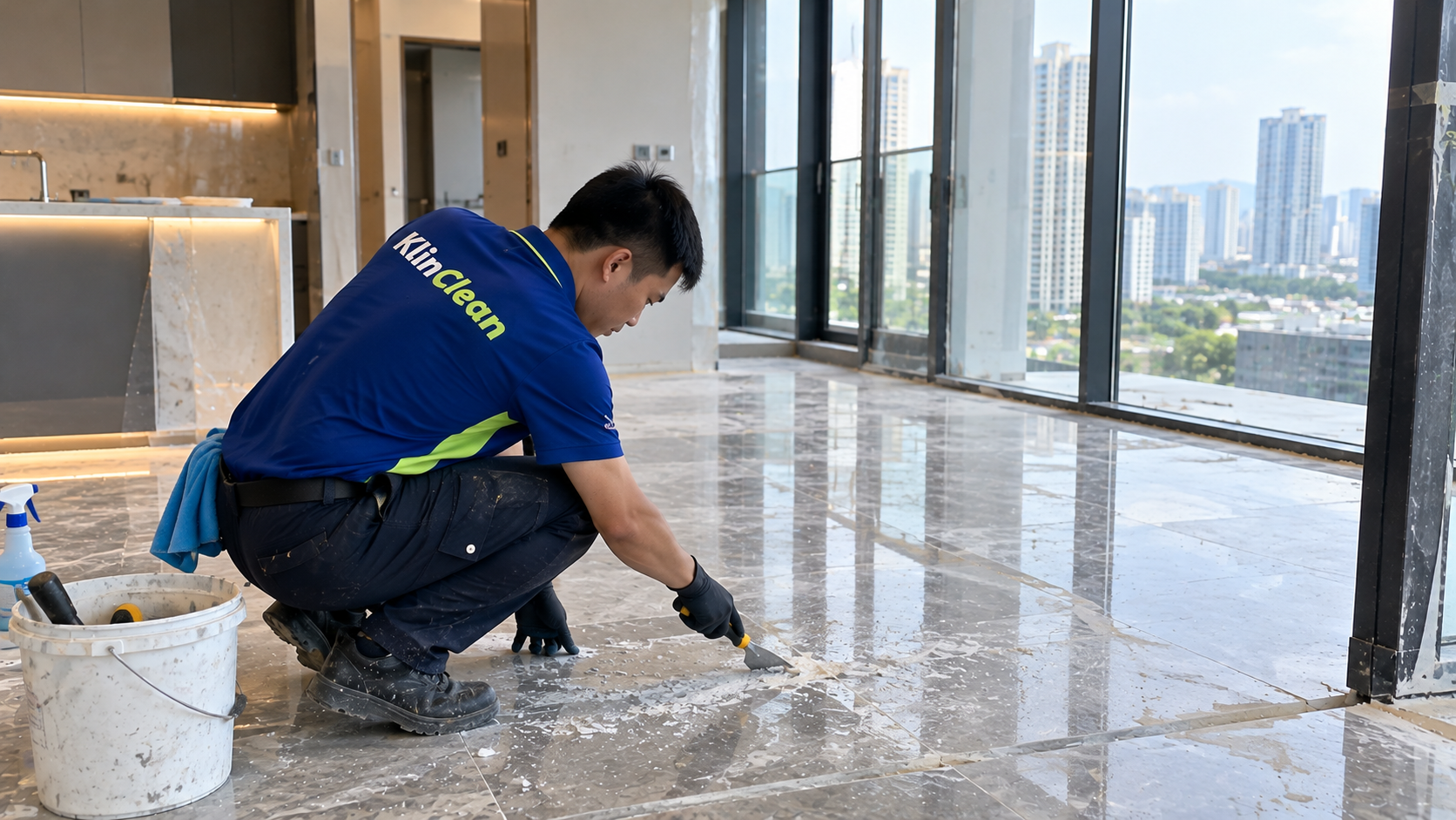 vệ sinh sau xây dựng