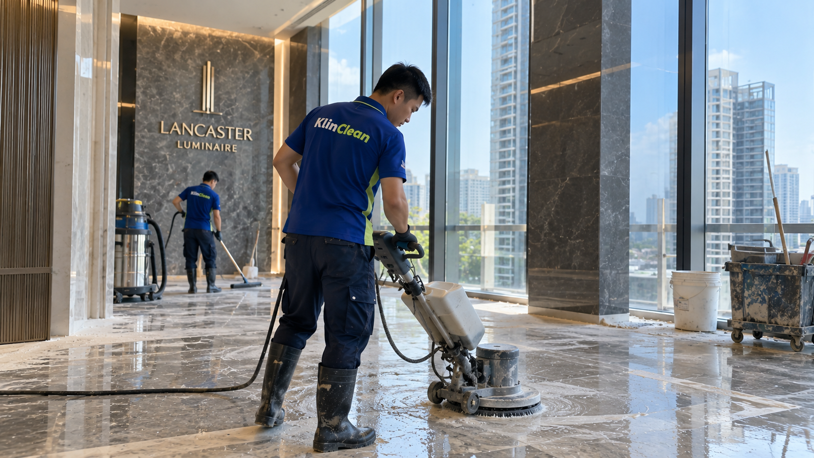 vệ sinh sau xây dựng